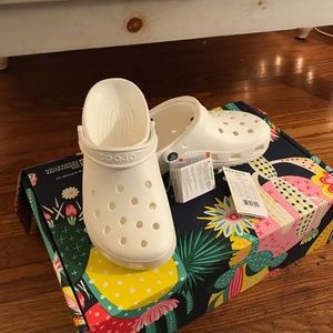 Original Crocs, White, Size 9, NWT